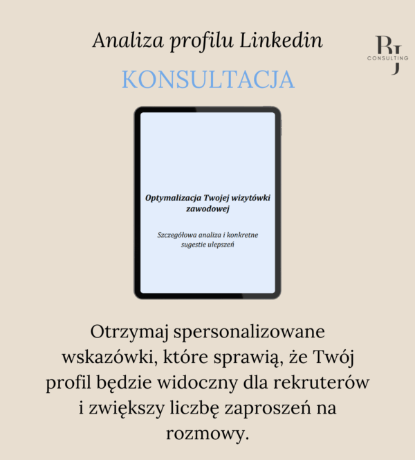 Analiza profilu Linkedin