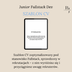 Szablon cv fullstack dev junior