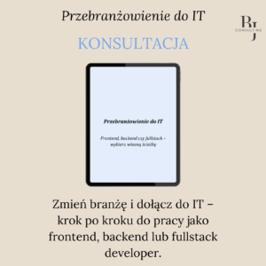 Przebranżowienie do IT grafika