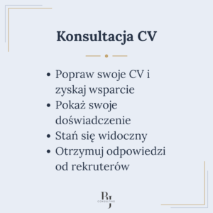 Audyt i konsultacja CV