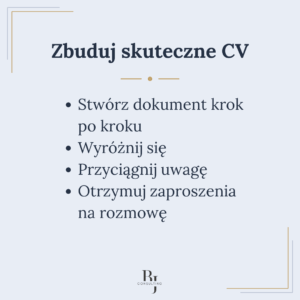 Kurs - skuteczne CV