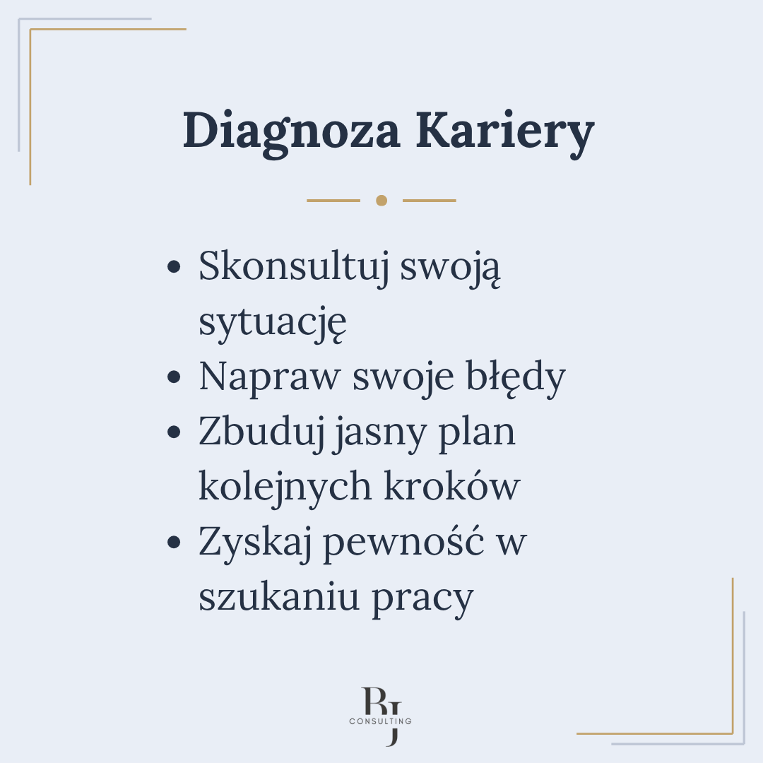 Konsultacja Wstępna & Diagnoza Kariery